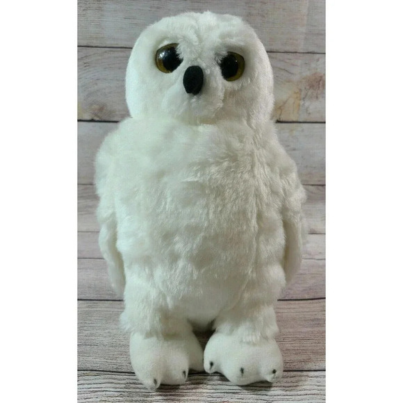 Warner Bros Harry Potter At Platform 9 3/4 Plush Hedwig Owl Stuffed Animal White - Picture 1 of 6